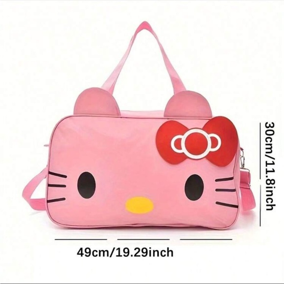 Pink Hello Kitty Duffle Bag, Hello Kitty Bag - Picture 6 of 6
